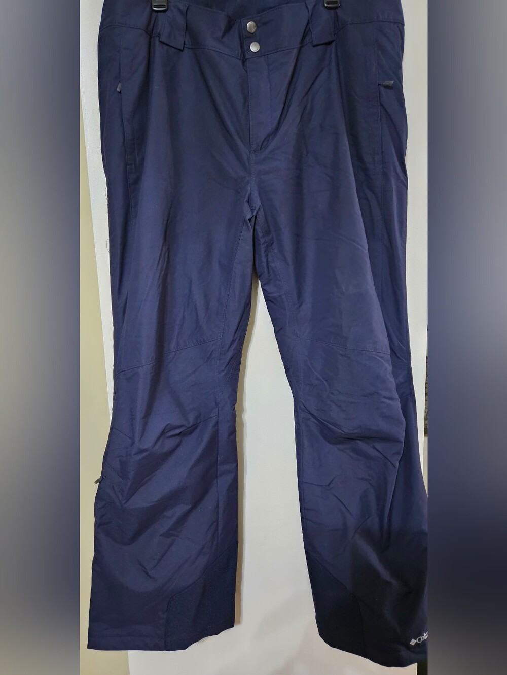 Women's Columbia Bugaboo Omni-Heat Ski Pants Navy Blue Waterproof Insulated 1X